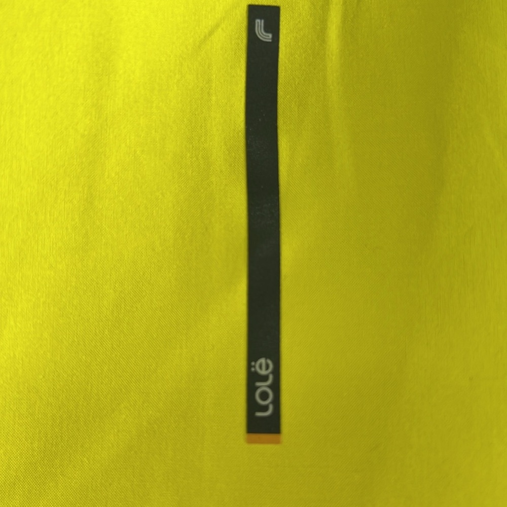 Lole running coat Super bright running coat chartreuse/yellow small A629 - Picture 4 of 6